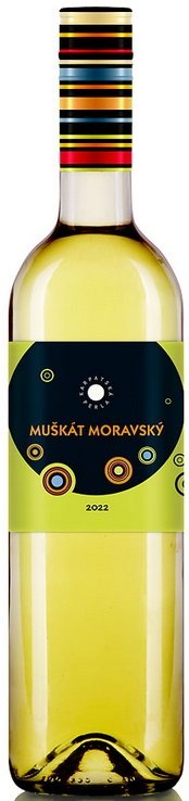 Karpatská Perla Muškát Moravský-mladé víno 0,75L, r2022, vin, bl, su, sc