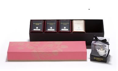 Dammann Fréres PROMENADE, 4 druhy čajov v DB, 120g, 2272, box,box