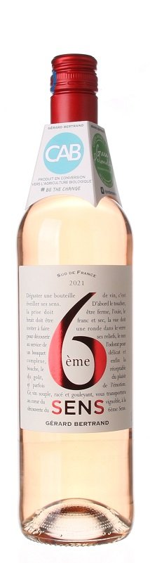 Gérard Bertrand 6éme SENS Rosé 0,75L, IGP, r2021, ruz, su, sc