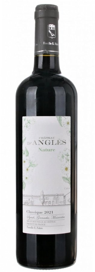 Château d'Angles Classique Nature 0,75L, AOC, r2021, cr, su