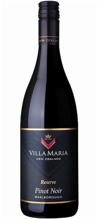 Villa Maria Reserve Pinot Noir 0,75L, r2019, cr, su, sc