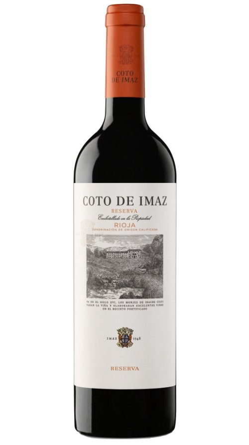 El Coto Coto de Imaz Reserva 0,75L, DOCa, r2018, cr, su