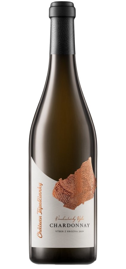 Château Topoľčianky Vinohradnícky Výber Chardonnay 0,75L, r2019, vzh, bl, su