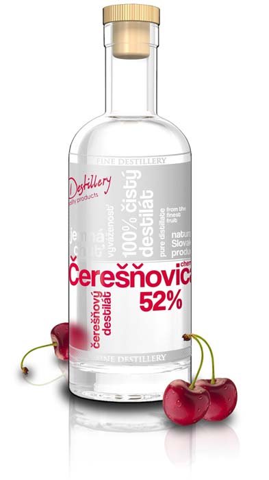 Fine Destillery Čerešňovica Exclusive alk. 52% 0,5L, ovdest