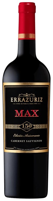 Errazuriz Max Reserva Cabernet Sauvignon 0,75L, r2019, cr, su