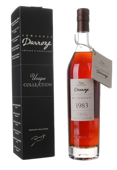 Darroze Bas-Armagnac Unique Collection 1983 Domaine de Bellair 50% 0,7L, AOC, arm, DB