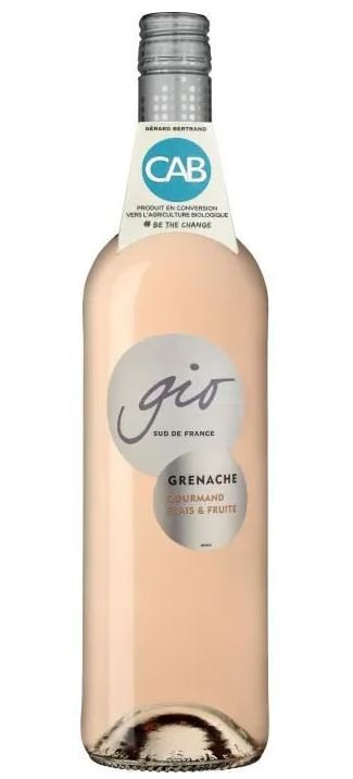 Gérard Bertrand Gio Grenache Rosé 0,75L, IGP, r2021, ruz, su, sc