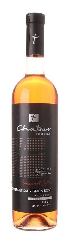 Château Modra Premium Cabernet Sauvignon Rosé 0,75L, r2021, nz, ruz, plsu