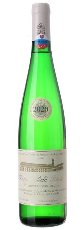 Château Belá Riesling L06 0,75L, r2020, nz, bl, su