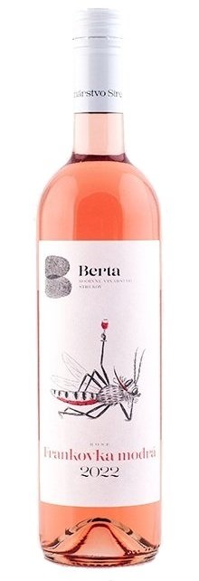 Berta Frankovka modrá Rosé 0,75L, r2022, ak, ruz, plsu, sc