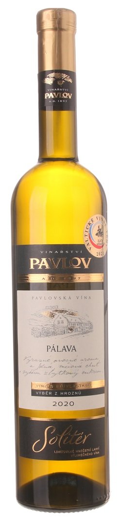 Vinařství Pavlov Pálava 0,75L, r2020, vzh, bl, plsl