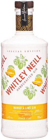 Whitley Neill Mango & Lime 43% 0,7L, gin