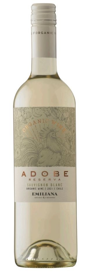 Emiliana Adobe Sauvignon Blanc BIO 0,75L, r2021, bl, su, sc