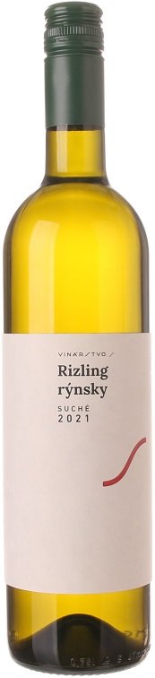 Ston Vinárstvo S Rizling rýnsky 0,75L, r2021, ak, bl, su