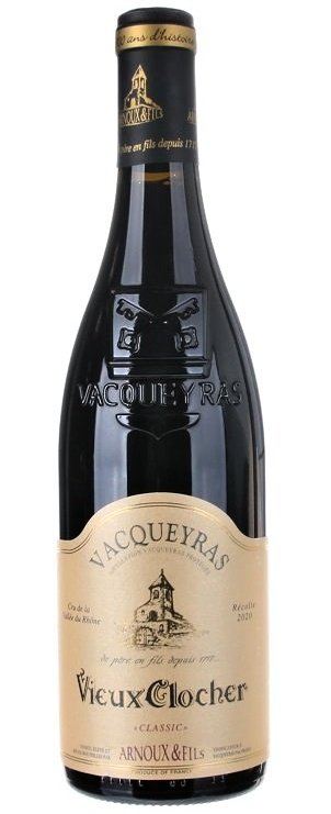 Arnoux & Fils Vieux Clocher, Vacqueyras Classic 0,75L, AOP, r2020, cr