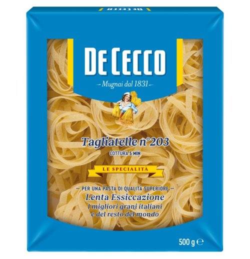 DE CECCO semolinové cestoviny Tagliatelle N203, 500 g