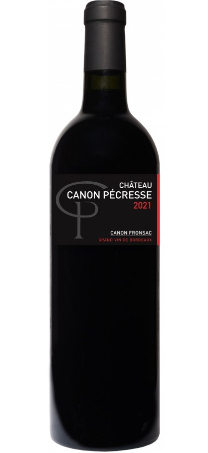 Bordeaux Château Canon Pécresse Canon-Fronsac 0,75L, AOC, r2021, cr, su