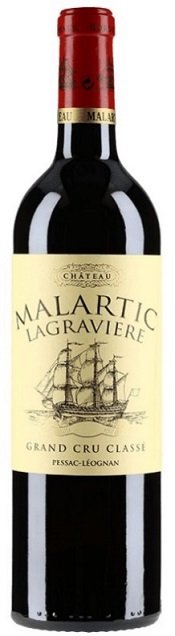 Bordeaux Château Malartic Lagraviere Pessac Leognan Cru Classé 0,75L, AOC, r2022, cr, su