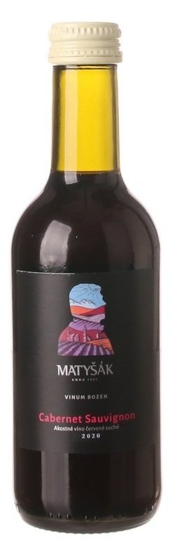 Matyšák Vinum Galéria Bozen Cabernet Sauvignon 0,25L, r2020, ak, cr, su, sc