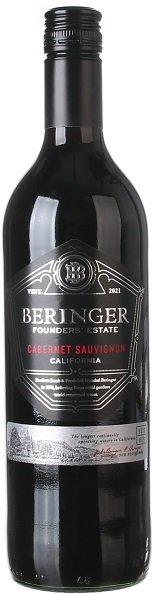 Beringer Founders Estate Cabernet Sauvignon 0,75L, r2021, cr, su