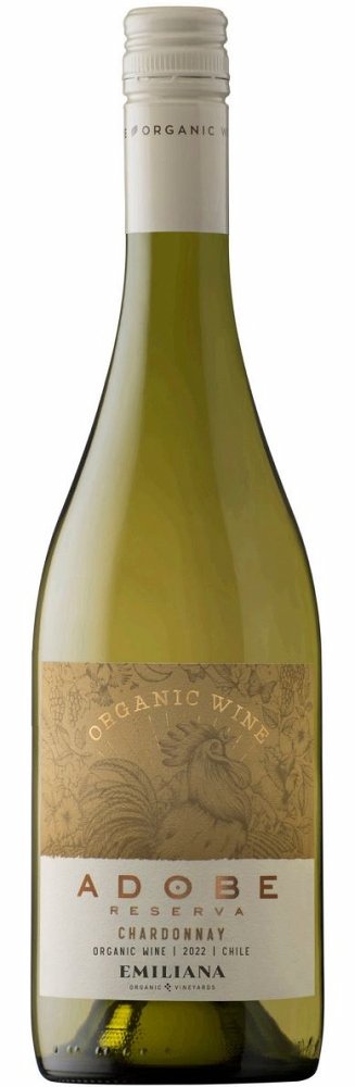 Emiliana Adobe Chardonnay BIO 0,75L, r2022, bl, su, sc