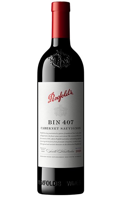 Penfolds BIN 407 Cabernet Sauvignon 0,75L, r2020, cr, su