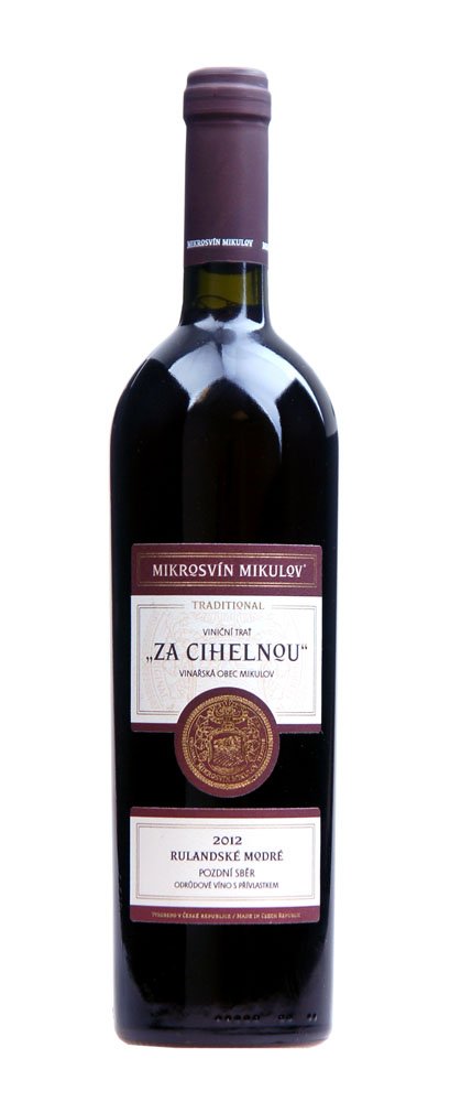 Mikrosvín Rulandské modré 0,75L, r2012, cr, su, sc