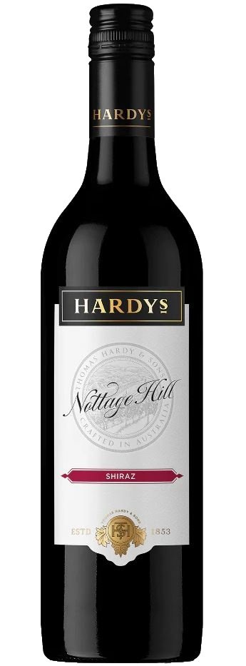 Hardys Nottage Hill Shiraz 0,75L, r2020, cr, su, sc