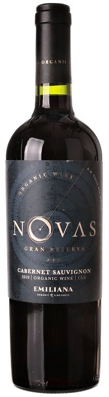 Emiliana Novas Cabernet Sauvignon, Gran Reserva, BIO 0,75L, r2020, cr, su