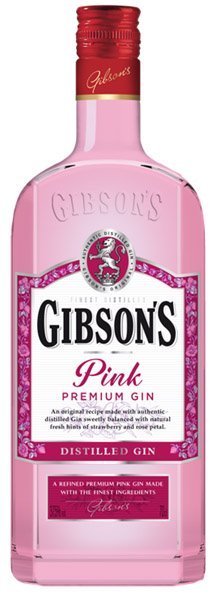 Gibson´s Pink Premium gin 40% 0,7L, gin