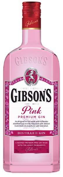 Gibson´s Pink Premium gin 37,5% 0,7L, gin