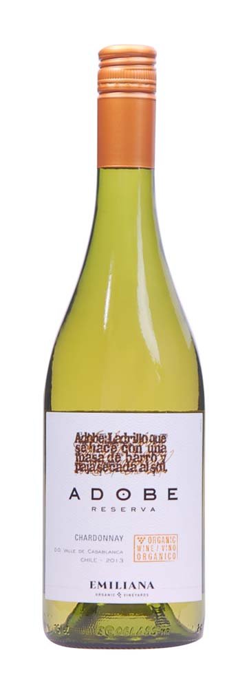 Emiliana Adobe Chardonnay 0,75L, r2013, bl, su