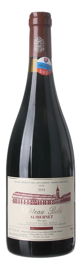 Château Belá Alibernet 0,75L, r2018, nz, cr, su