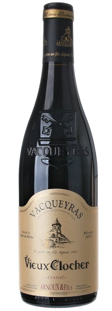 Arnoux & Fils Vieux Clocher, Vacqueyras Classic 0,75L, AOC, r2019, cr, su