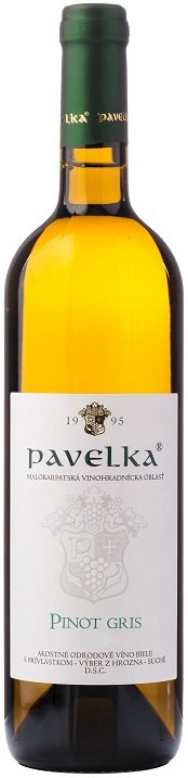 Pavelka Pinot Gris 0,75L, r2023, vzh, bl, su