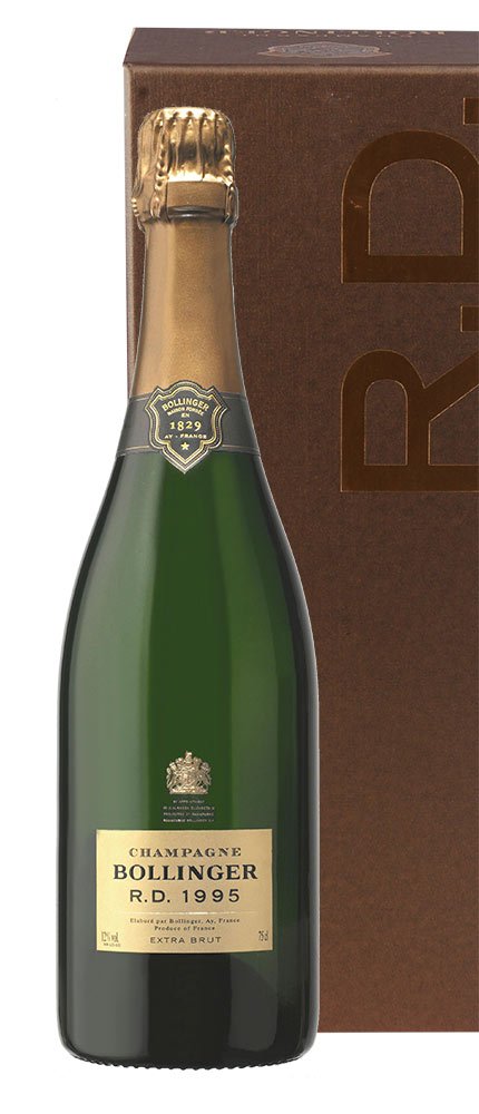 Champagne Bollinger R.D. Extra Brut 0,75L, AOC, r1995, sam, bl, exbr, DB