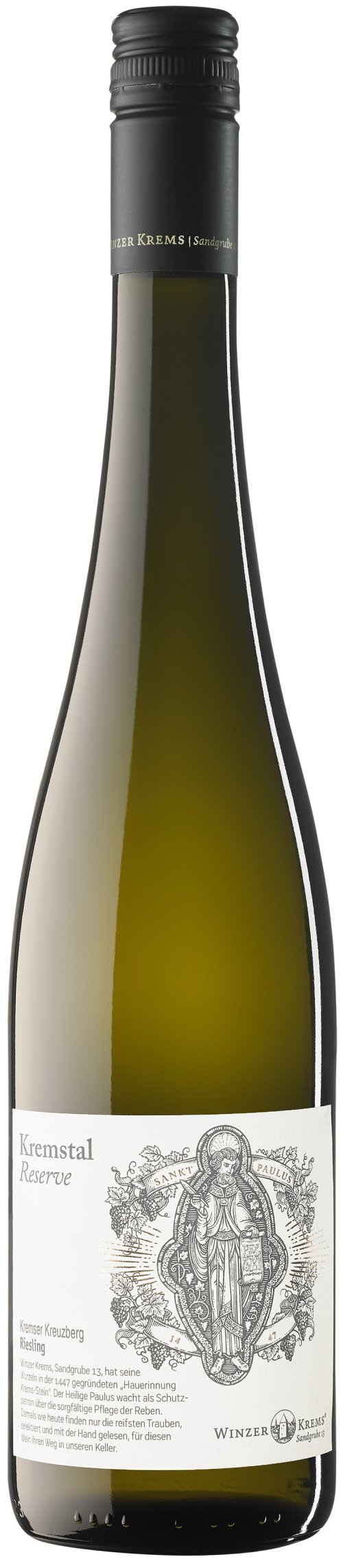 Winzer Krems Kremstal Kreuzberg Riesling Reserve 0,75L, PDO, r2022, bl, su, sc