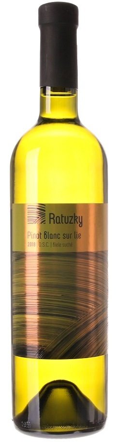 Vinárstvo Ratuzky Pinot Blanc Sur lie 0,75L, r2018, ak, bl, su