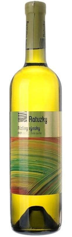 Vinárstvo Ratuzky Rizling rýnsky 0,75L, r2021, vin, bl, su