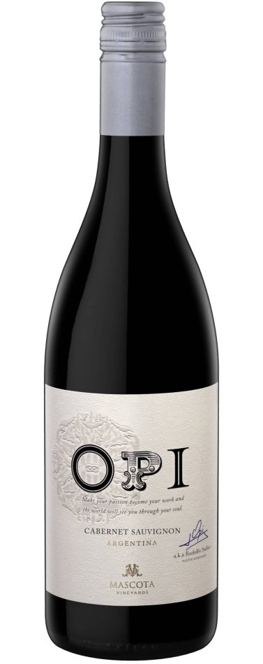 Mascota Vineyards OPI Cabernet Sauvignon 0,75L, r2021, cr, su, sc