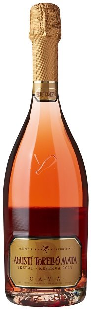 Agustí Torelló Mata Cava Brut Rosat Trepat Reserva 0,75L, DO, r2019, skt, ruz, brut