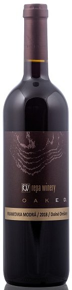 Repa Frankovka Modrá OakeD 0,75L, r2018, ak, cr, su