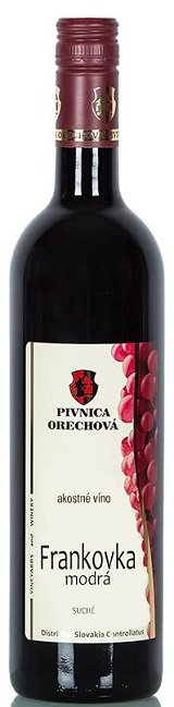 Pivnica Orechová Frankovka modrá 0,75L, ak, cr, su