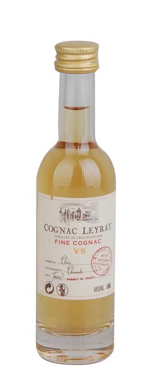 Leyrat Cognac VS Fine 40% 0,05L, cognac