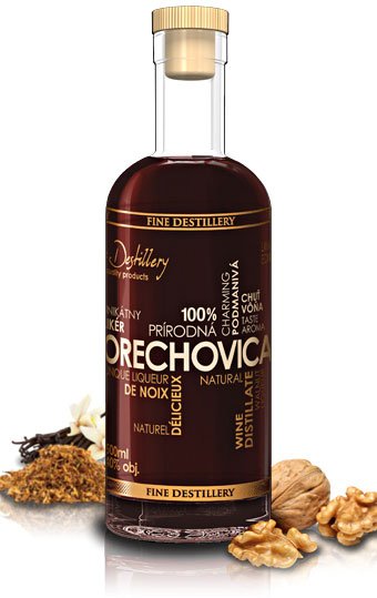 Fine Destillery Orechovica 40% 0,5L, liker