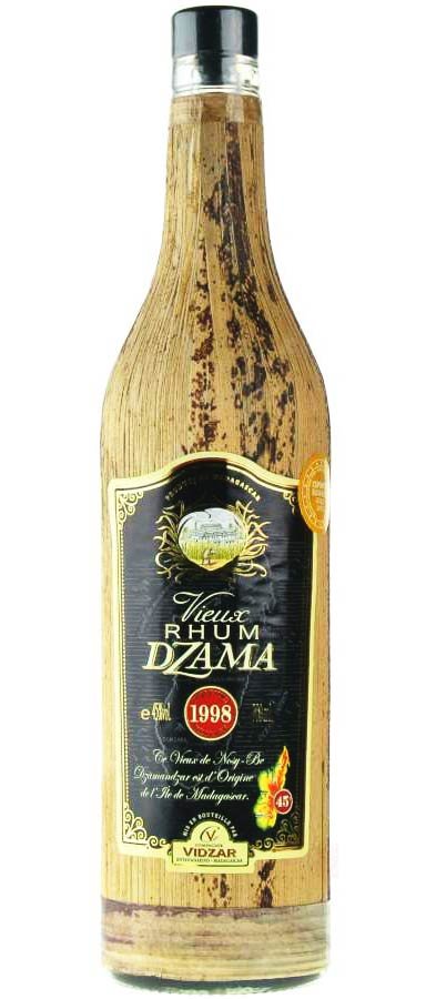 Dzama Rhum Vieux Old Millésime 45% 0,7L, r1998, rum