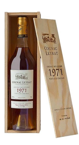 Leyrat Cognac 1971 43% 0,7L, cognac, DB