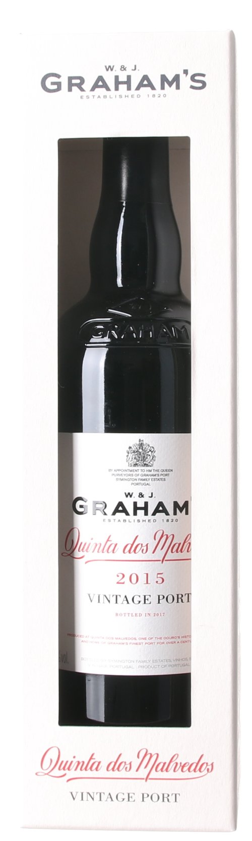 Graham's Quinta dos Malvedos Vintage Port 0,75L, r2015, fortvin, cr, sl, DB