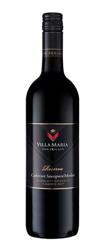 Villa Maria Reserve Cabernet Sauvignon - Merlot Gimblett Gravels 0,75L, r2013, cr, su