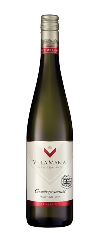 Villa Maria Private Bin Gewürztraminer Organic 0,75L, r2013, bl, su